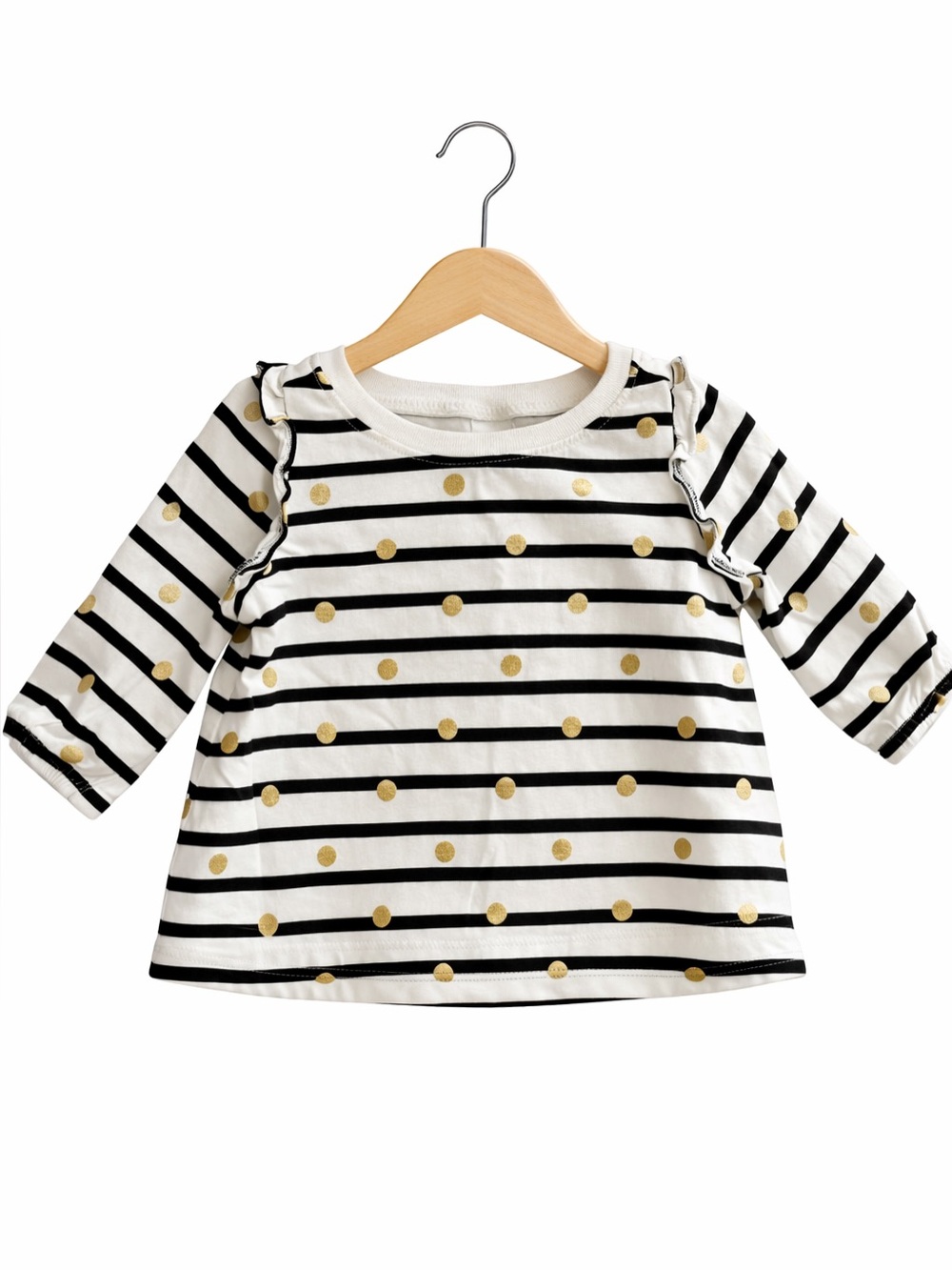 5/$15 Old Navy Striped Long Sleeve Top Size 0-3 M